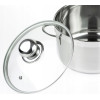 Rondel garnek 20cm 2,9L + pokrywka, stalowy, indukcja - CITY 410420 SSW